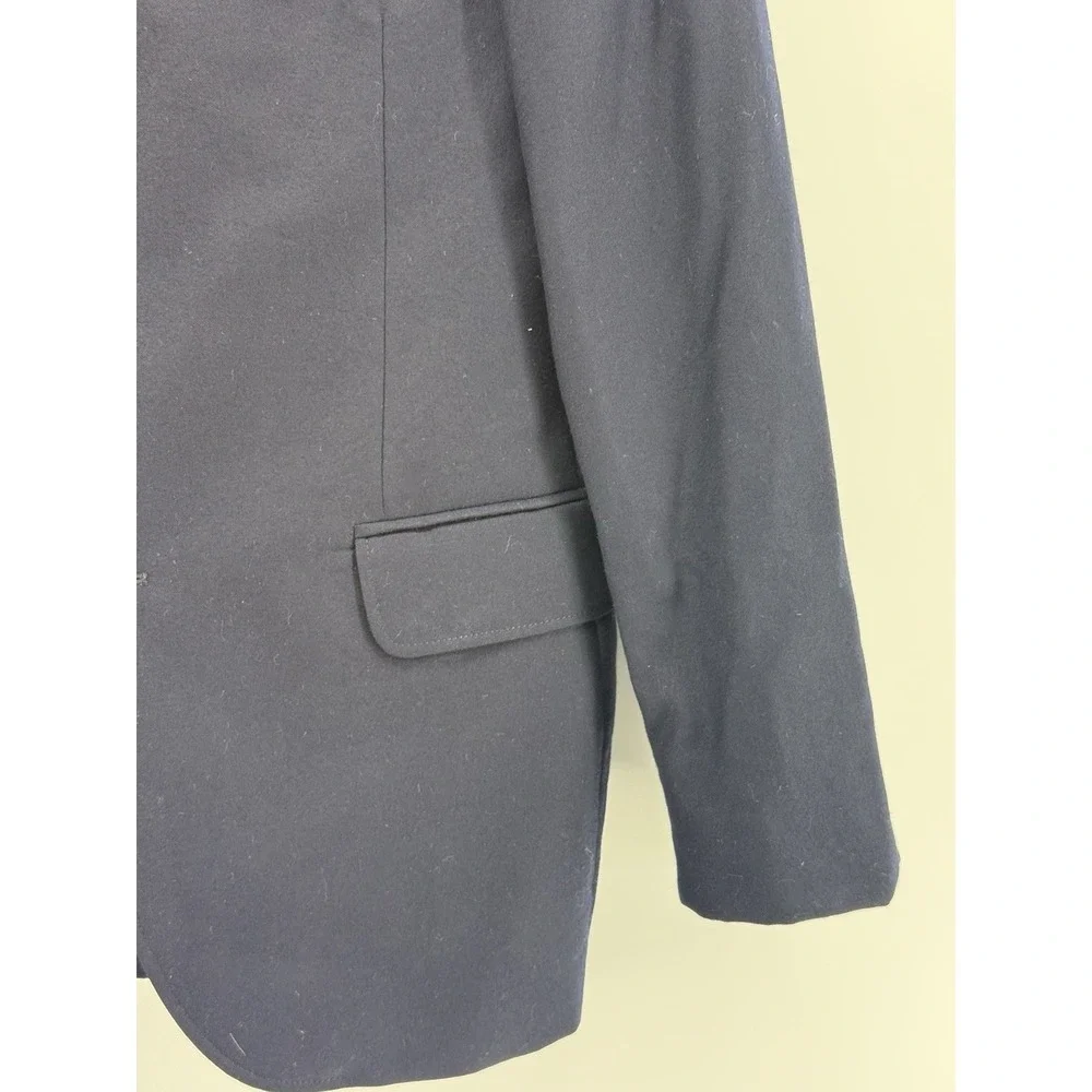 J. Crew Legacy Sportcoat 3 Button Navy Blue Wool Mens US Size 38R